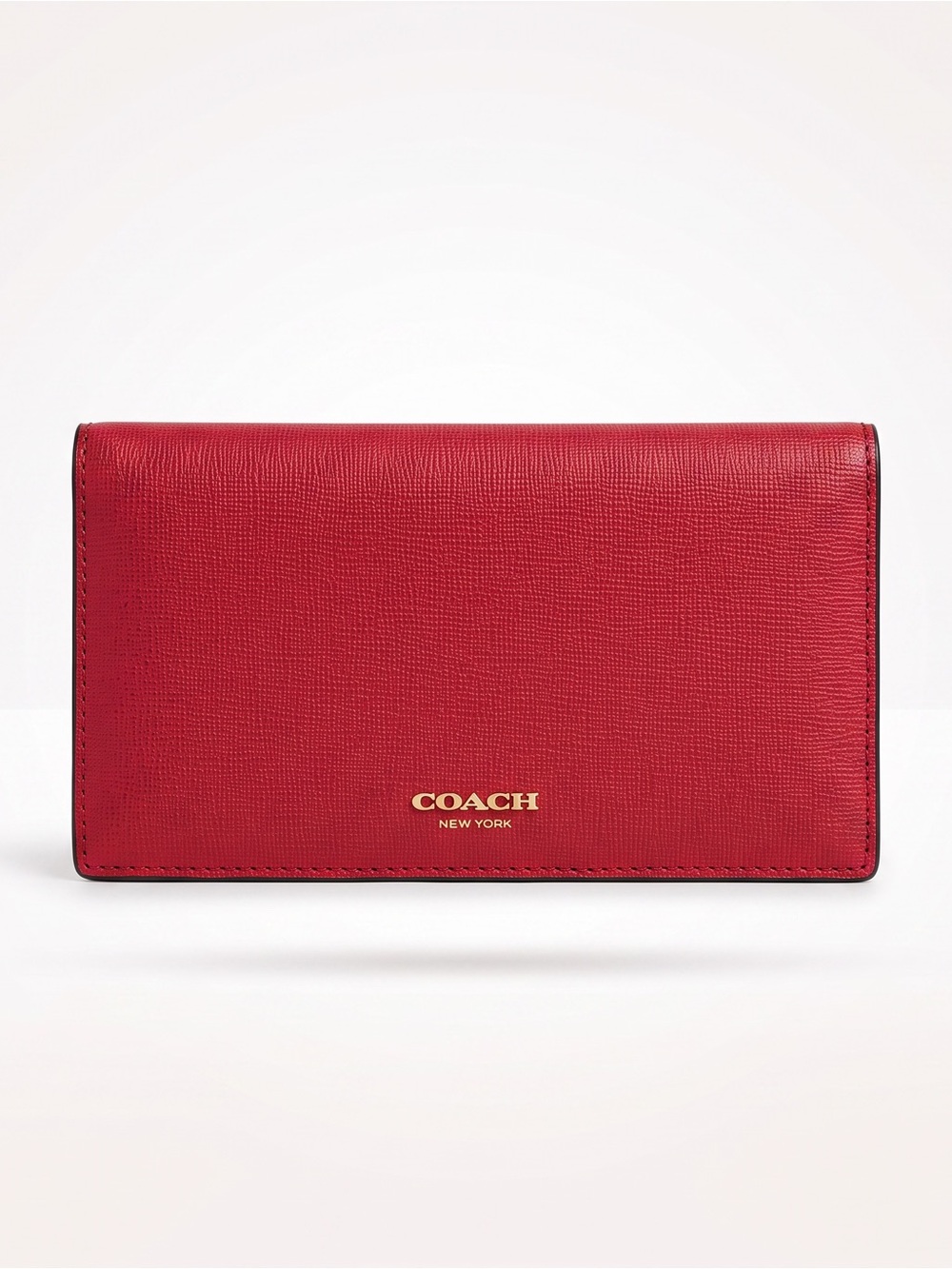 🩷 COACH CHECKBOOK WALLET LEATHER